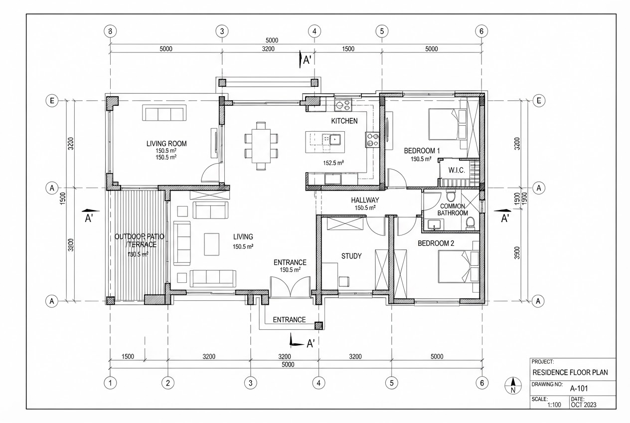 Detected floor plan
